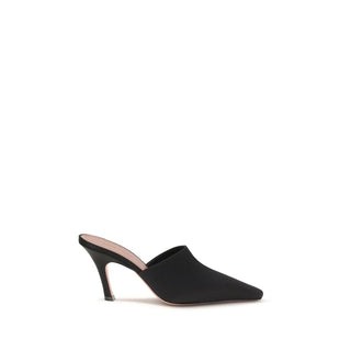 Sandalias de seda negras