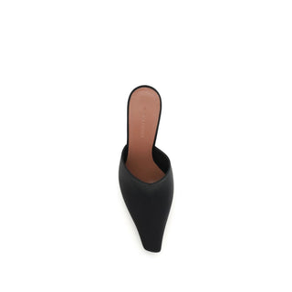 Black Silk Sandals