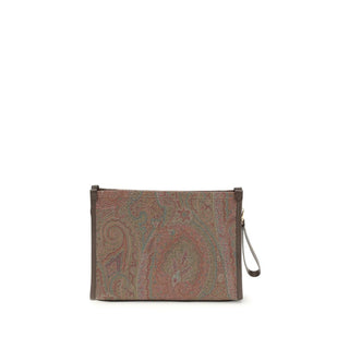 Multicolor Cotton Clutch Bag