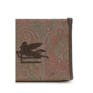 Multicolor Cotton Clutch Bag