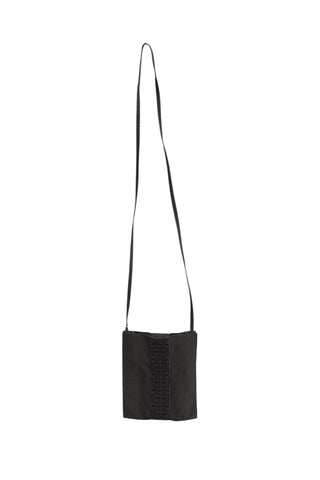 Dark gray pattern fabric bag