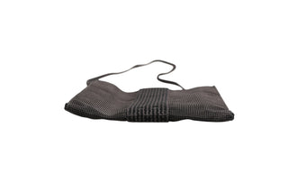 Dark gray pattern fabric bag