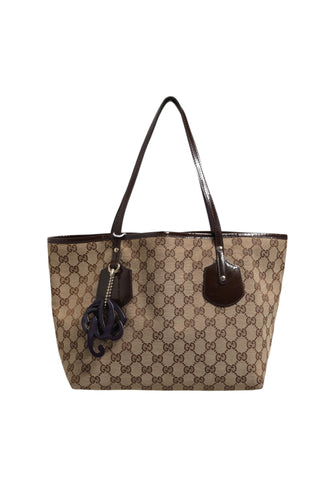 Bolso tote mediano Jolie Charm de lona beige