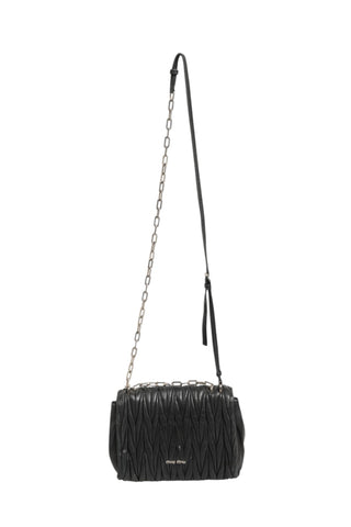 Confidential Matelasse Leather Flap Shoulder Bag