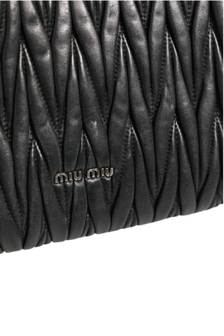 Confidential Matelasse Leather Flap Shoulder Bag