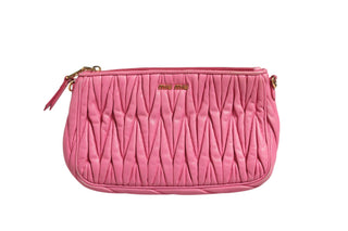 Matelassé Leather Shoulder Bag