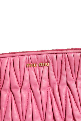 Matelassé Leather Shoulder Bag