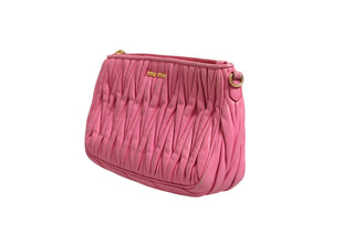 Matelassé Leather Shoulder Bag