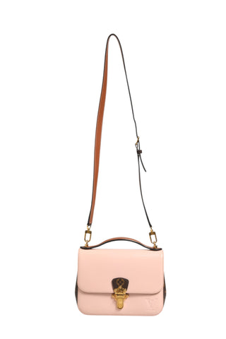 Pink Vernis and Monogram Canvas Cherrywood BB Shoulder Bag