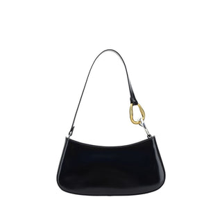 Black Calf Leather Bos Taurus Shoulder Bag