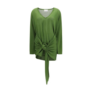 Bicolor Viscose Casual Dress