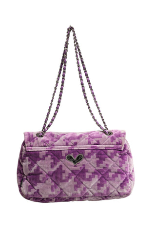 Purple shoulder bag