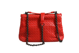 Olimpia Small Intrecciato Leather Shoulder Bag