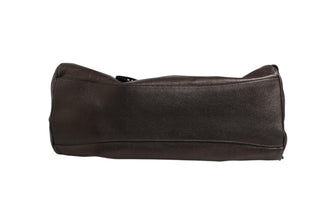 Metallic Nappa Leather Ruffle Shoulder Bag