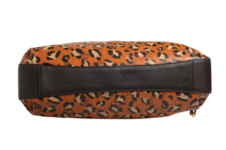 Bolso shopper mediano Visetos Leopard Aren