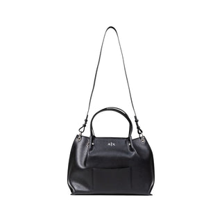 Black Polyester Handbag