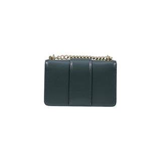 Bolso de mano de poliéster verde