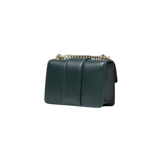 Bolso de mano de poliéster verde