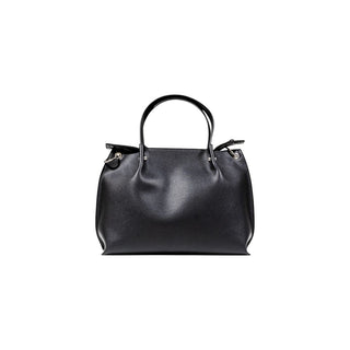 Black Polyester Handbag
