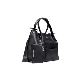 Black Polyester Handbag