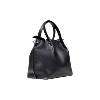 Black Polyester Handbag