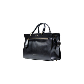 Black Polyester Handbag