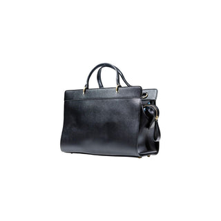 Black Polyester Handbag