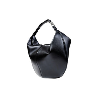 Black Polyester Handbag