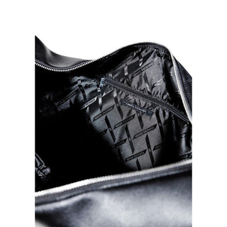 Black Polyester Handbag