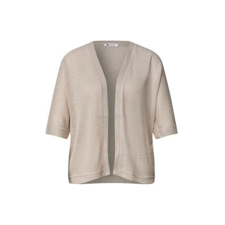 Gray Polyester Cardigan