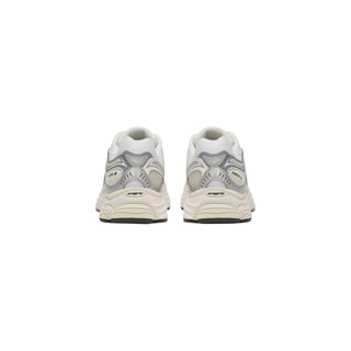Silver Synthetic Athletic Sneakers
