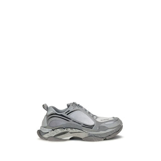 Gray Polyethylene Athletic Sneakers