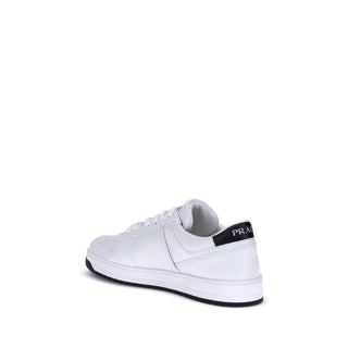 White Calf Leather Bos Taurus Low Top Sneakers