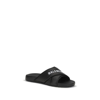 Black Rubber Slippers