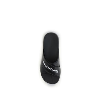 Black Rubber Slippers