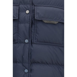 Blue Polyester Jacket