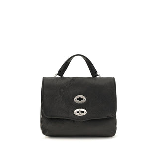 Black Calf Leather Bos Taurus Handbag