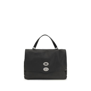 Black Calf Leather Bos Taurus Handbag