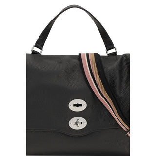 Black Calf Leather Bos Taurus Handbag