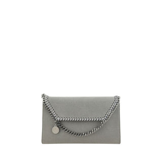 Gray Polyester Shoulder Bag