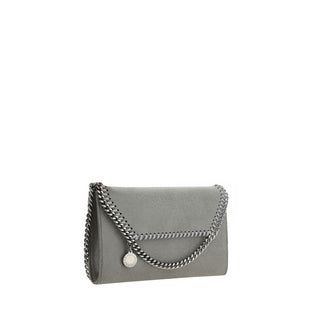 Gray Polyester Shoulder Bag