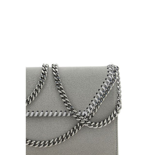 Gray Polyester Shoulder Bag