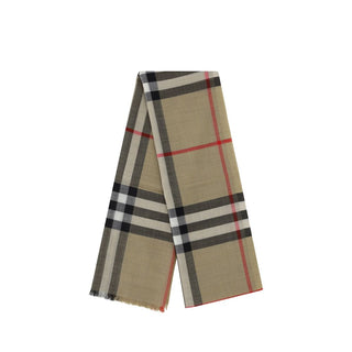 Beige Silk Foulard