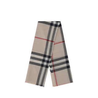 Bufanda beige de lana Oves Aries