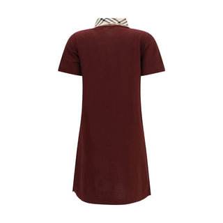 Bordeaux Cotton Casual Dress