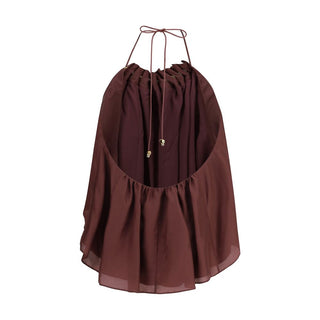 Bordeaux Silk Blouse