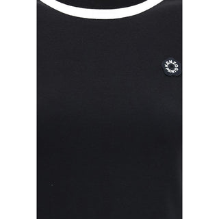 Camiseta de algodón negro