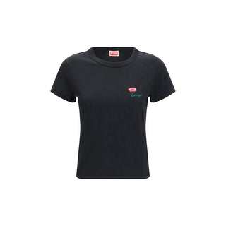 Black Cotton T-Shirt