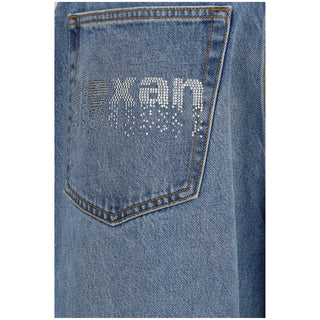 Blue Cotton Jeans Denim