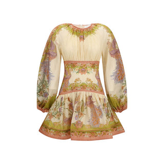 Multicolor Cotton Casual Dress